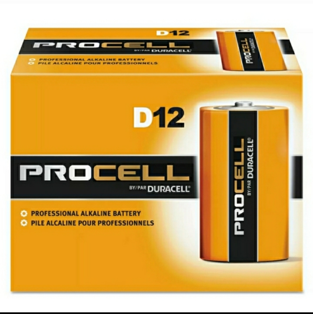Duracell procell d12 batteries